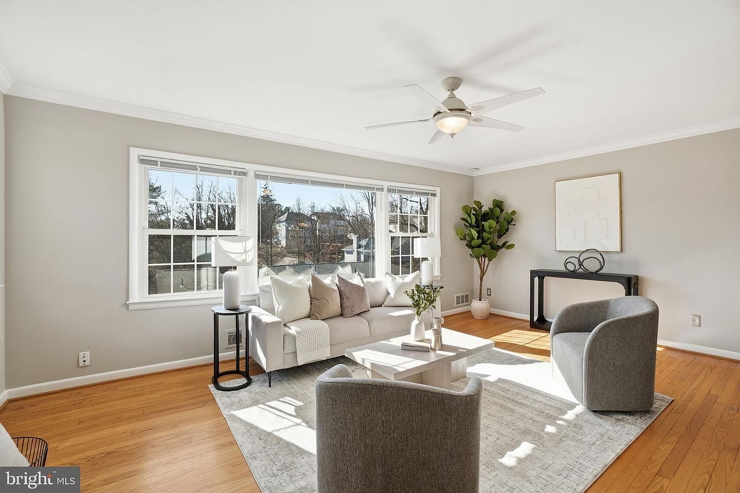Spacious living room